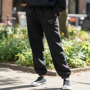 WHITE FOX Vol 3 Black Sweatpants Joggers Lounge Pants XL